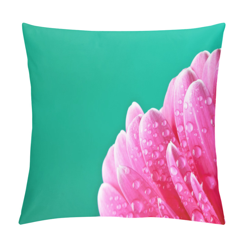 Personality  Pink gerber flower pillow covers