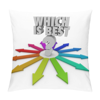 Personality  Which Is Best Choose Arrow Path Right Option Choice Pillow Covers