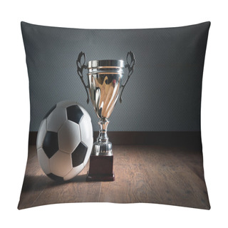 Personality  Soccer Championship Cup Pillow Covers