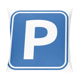Personality  Parking Sign Pillow Covers