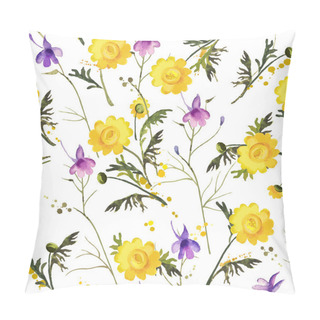 Personality  Flowers Seamless Background Pillow Covers