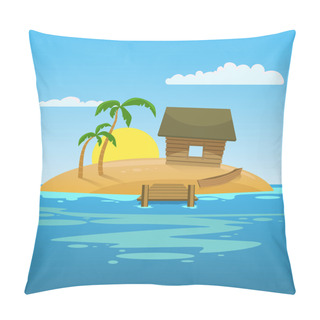 Personality  Tropical Island Pillow Covers
