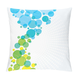 Personality  Blue And Green Abstract Background Pillow Covers