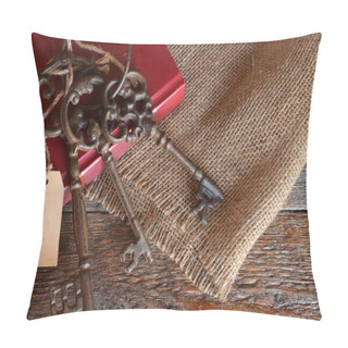 Personality  Old Fashion Door Keys Pillow Covers