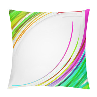 Personality  Abstract Circles Lines Background For Your Text. Pillow Covers