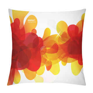 Personality  Abstract Colored Background With Circles. Pillow Covers