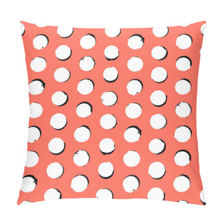 Personality  Polka Dot Pattern Pillow Covers