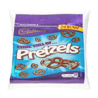 Personality  Cadbury Chocolate Coated Pretzels Pillow Covers