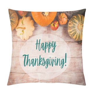 Personality  Autumn Thanksgiving Still Life With Pumpkins Pillow Covers