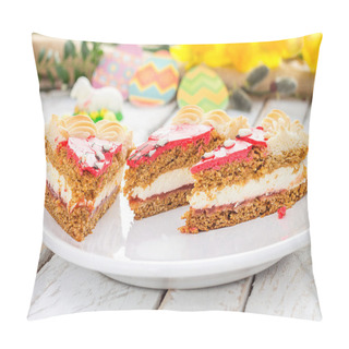 Personality  Traditional Polish Easter Cake. Holiday Decoration  Pillow Covers