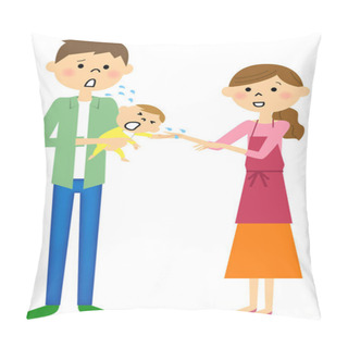 Personality  The Baby Who Cries Pillow Covers