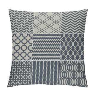 Personality  Seamless Geometric Pattern Grain Paper Texture Pillow Covers