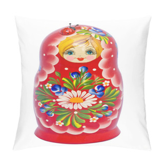 Personality  Red Matryoshka Pillow Covers