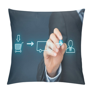 Personality  Logistics Chain Concept Pillow Covers