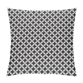 Personality  Seamless Vector Chain Link Circle Pattern Background Pillow Covers