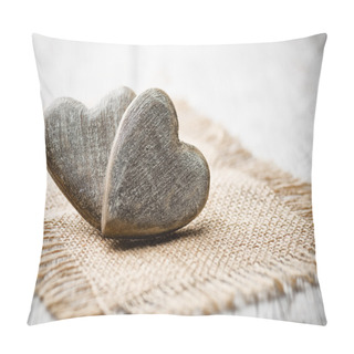 Personality  Rustic Heart. Pillow Covers
