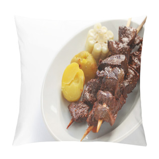 Personality  Anticuchos, Peruvian Cuisine Pillow Covers