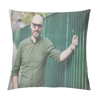 Personality  Handsome Middle Aged Man Pillow Covers
