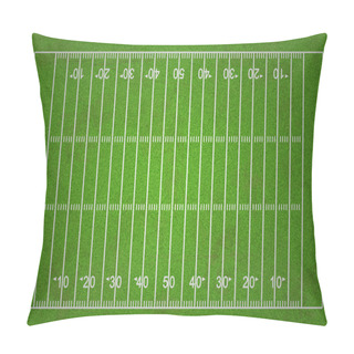 Personality  Grungy American Football Field Pillow Covers