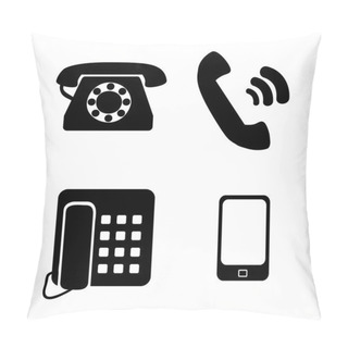 Personality  Communication Icons Pillow Covers
