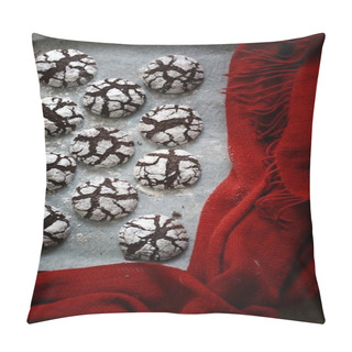 Personality  Cracked Chocolate Cookies Pillow Covers