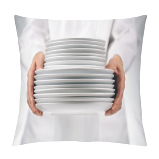 Personality  Holding Plates Pillow Covers