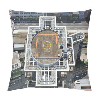 Personality  Helicopter Landing Pad Pillow Covers