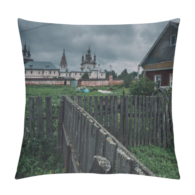 Personality  Kremlin In Ancient Russian Town Yuryev-Polsky. Pillow Covers