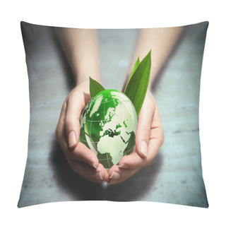 Personality  Environmental Conservation In Your Hands Pillow Covers