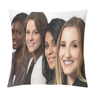 Personality  Diverse Group Of Businesswomen Pillow Covers