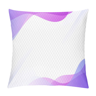 Personality  Vector Abstract Colorful Wave Modern Background Pillow Covers
