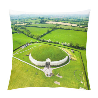 Personality  Newgrange, A Prehistoric Monument Built During The Neolithic Period, Located In County Meath, Ireland. UNESCO World Heritage Site. Pillow Covers