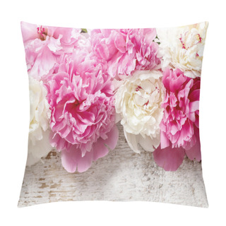 Personality  Stunning Pink Peonies, Yellow Carnations And Roses Pillow Covers