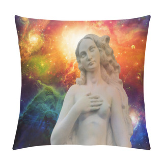 Personality  Venus With Nebulous Starry Background Pillow Covers