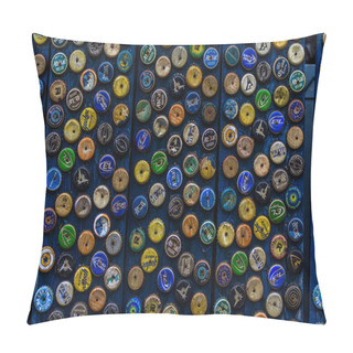 Personality  Downtown French Quarters In New Orleans, Louisiana On A Cloudy D Pillow Covers