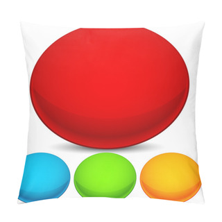 Personality  Colorful Sphere Elements Pillow Covers
