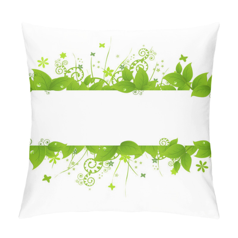 Personality  Green Leafs And Grass pillow covers