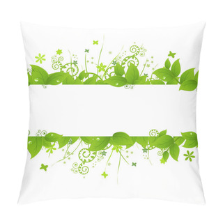 Personality  Green Leafs And Grass Pillow Covers