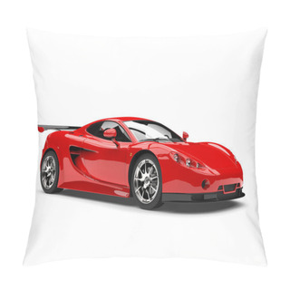 Personality  Slick Red Super Sports Car - Beauty Shot Pillow Covers