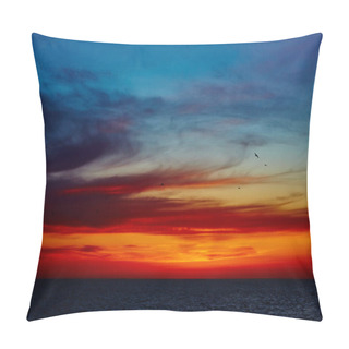 Personality  Sunset Over The Ocean Pillow Covers
