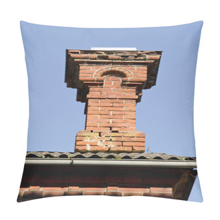 Personality  Antique Red Brick Chimney. Pillow Covers