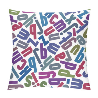 Personality  Repeatable Letters Pattern. Pillow Covers