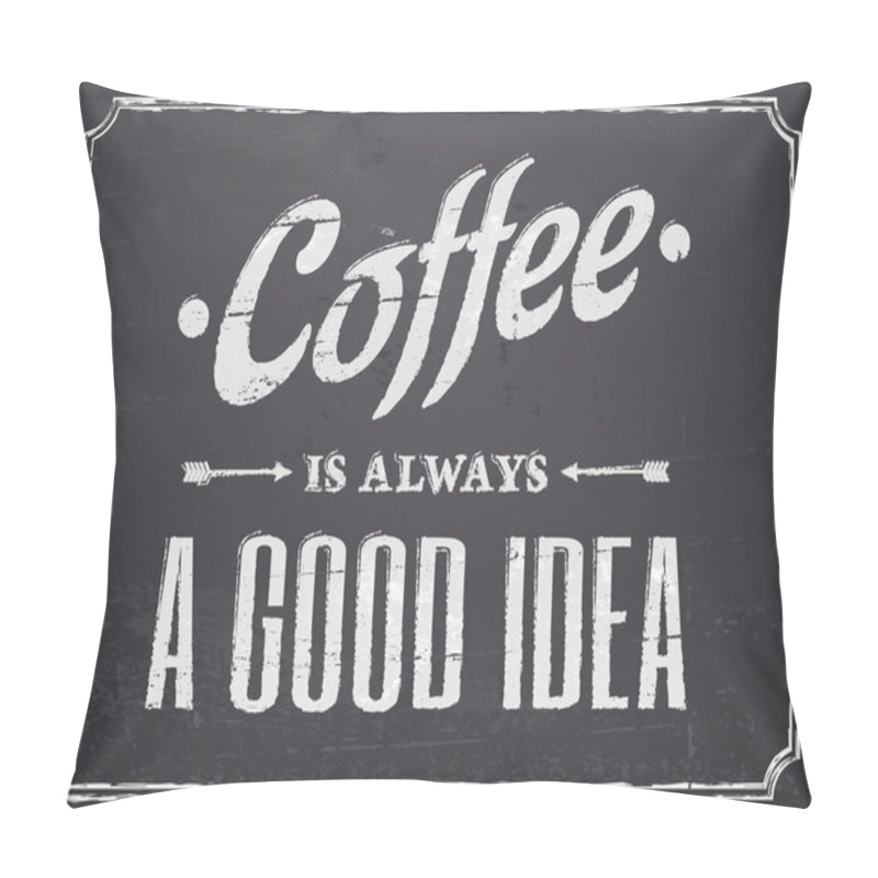 Personality  Chalkboard Coffee Design pillow covers