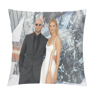 Personality  Rosie Huntington-Whiteley And Jason Statham At The World Premiere Of 'Fast & Furious Presents: Hobbs & Shaw' Held At The Dolby Theatre In Hollywood, USA On July 13, 2019. Pillow Covers