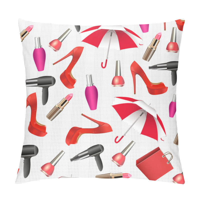 Personality  Vector pattern with women theme images pillow covers