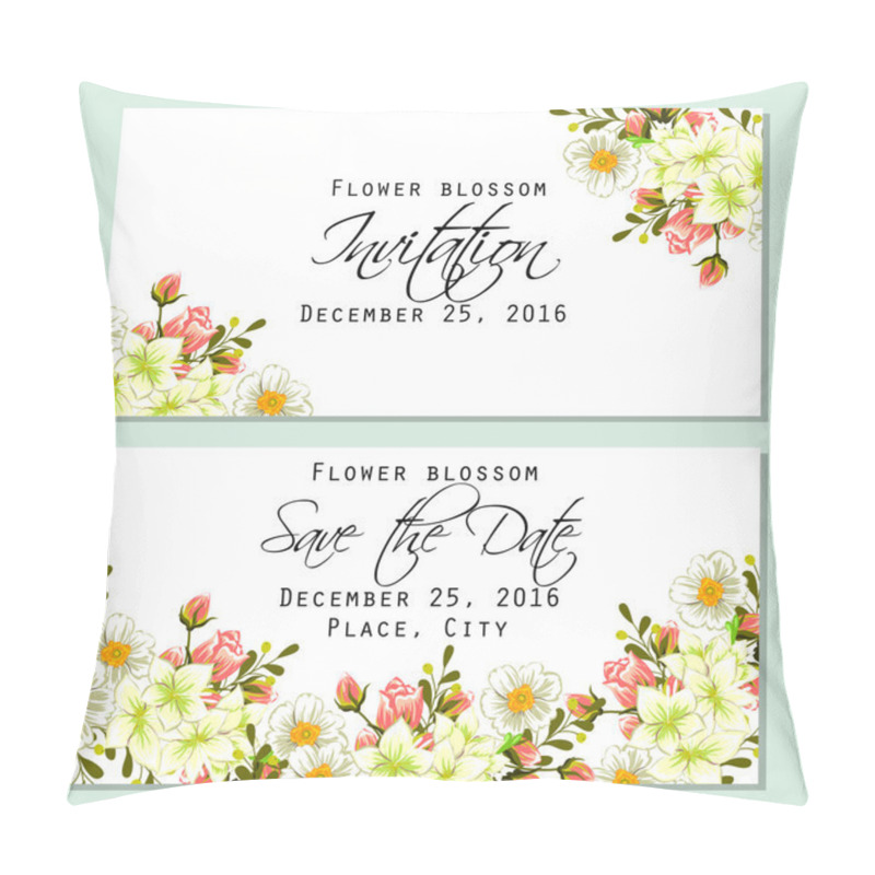 Personality  Wedding invitation cards pillow covers
