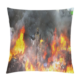 Personality  Confronting The Government And Opposition Pillow Covers