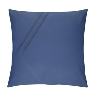 Personality  Beautiful Dark Blue Geometric Paper Background   Pillow Covers