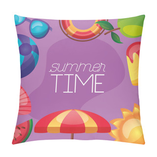 Personality  Summer Time Holiday Pillow Covers