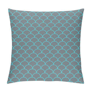 Personality  Mermaid Tail Seamless Pattern Pillow Covers